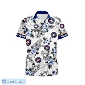 Houston Astros Tropical Floral Logo Hawaiian Shirt Product Photo 2