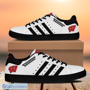 Wisconsin Badgers Football Low Top Skate Shoes Stan Smith Shoes Product Photo 3