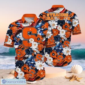 NCAA Syracuse Orange Design Logo Gift For Fan Independence Day Hawaii Shirt Full Over Print Product Photo 1