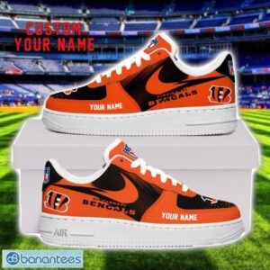 Cincinnati Bengals Custom Name Air Force Shoes Sneakers For Men Women Gift Product Photo 1