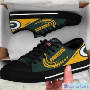 Custom Name Green Bay Packers Low Top Shoes For Fans Sport Product Photo 4