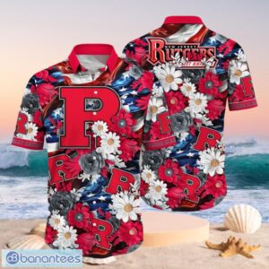 NCAA Rutgers Scarlet Knights Design Logo Gift For Fan Independence Day Hawaii Shirt Full Over Print Product Photo 1