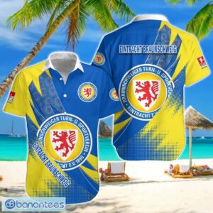 Eintracht Braunschweig Team Logo 3D Hawaiian Shirt For Fans Product Photo 1