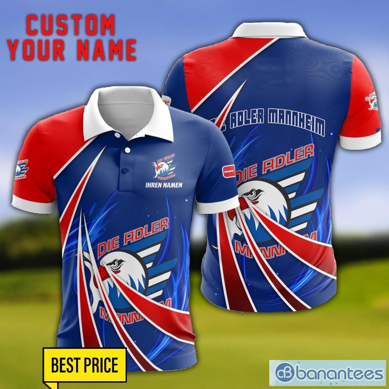 adler mannheim personalized name 3d polo shirt gift for sport golf lover image Adler Mannheim Personalized Name 3D Polo Shirt Gift For Sport Golf Lover Product Photo 1