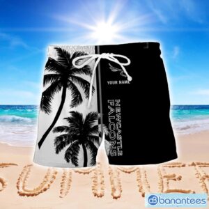 Newcastle Falcons 3D Hawaiian Shirt And Shorts For Men And Women Beach Gift Cconut Pattern Custom Name Product Photo 2
