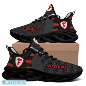 Firestone Logo Chunky Shoes White Black Max Soul Sneakers Product Photo 1
