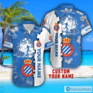 Espanyol Tropical Combo Hawaiian Shirt And Shorts Personalized Name For Fans Product Photo 2
