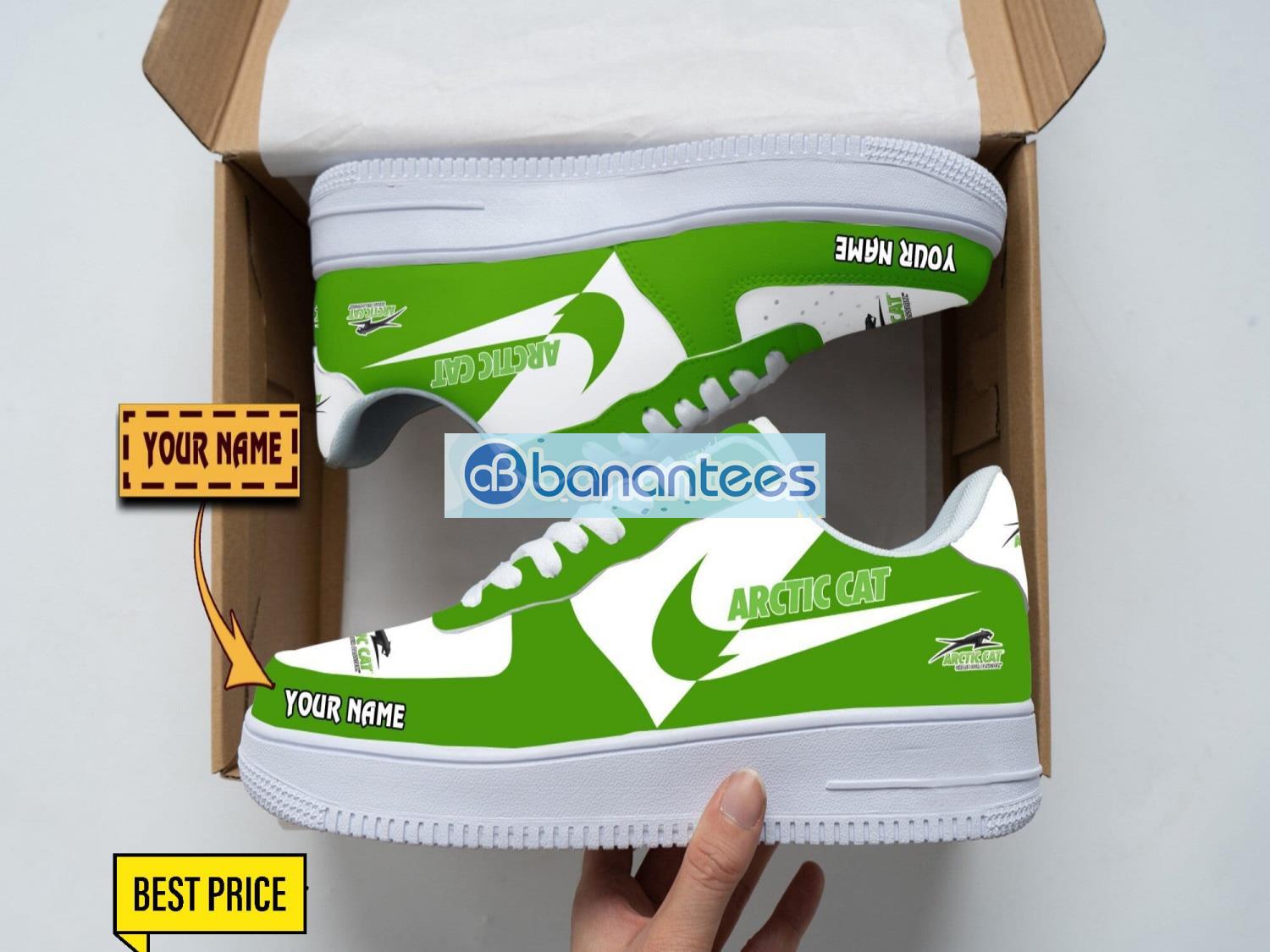 arctic cat air force shoes custom name gift for fans af1 sneakers image Arctic Cat Air Force Shoes Custom Name Gift For Fans AF1 Sneakers Product Photo 1