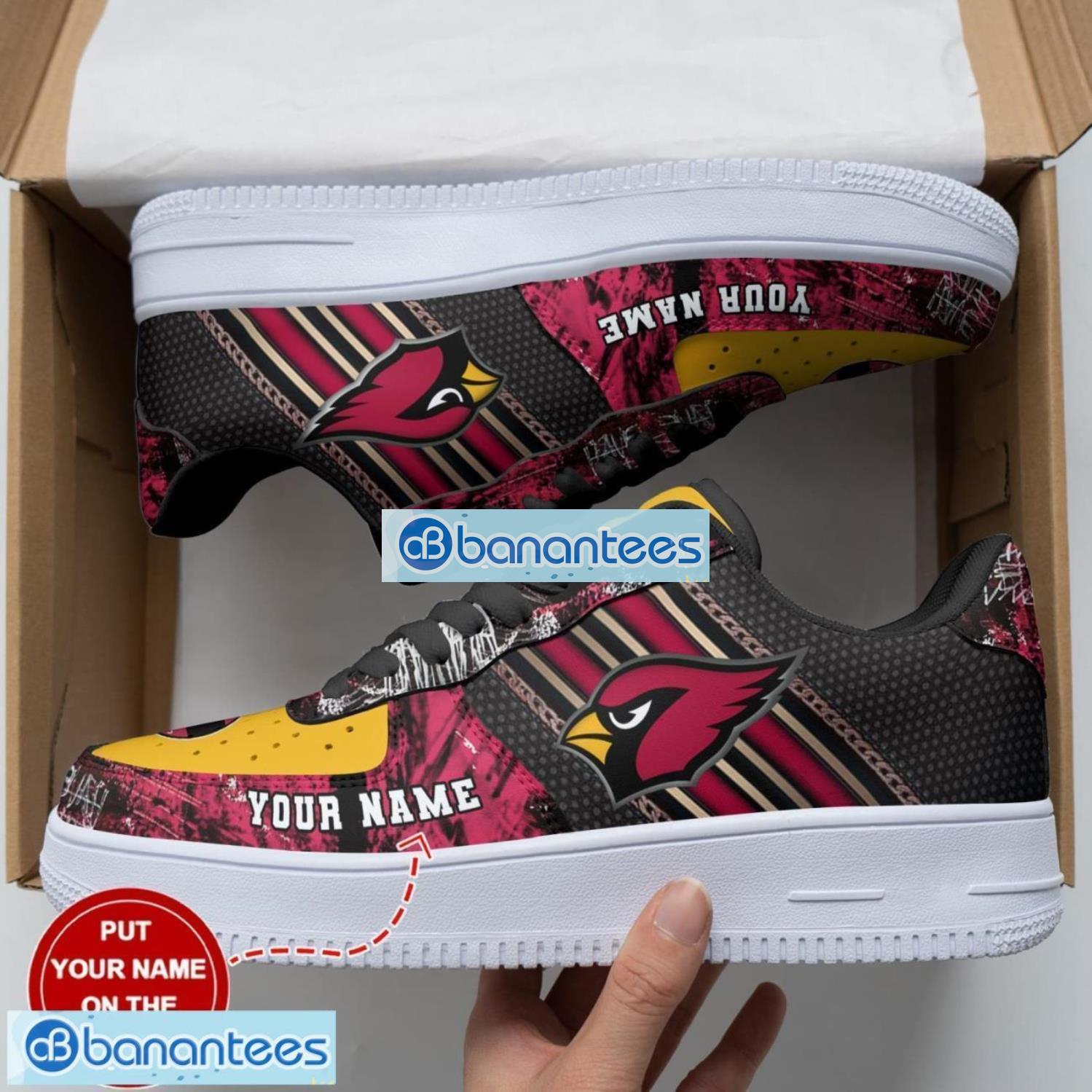 arizona cardinals personalized air force shoes af1 shoes men and women sneakers shoes sport team gift custom name image Arizona Cardinals Personalized Air Force Shoes AF1 Shoes Men And Women Sneakers Shoes Sport Team Gift Custom Name Product Photo 1