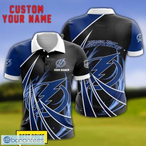 Tampa Bay Lightning Personalized Name 3D Polo Shirt Gift For Sport Golf Lover Product Photo 1