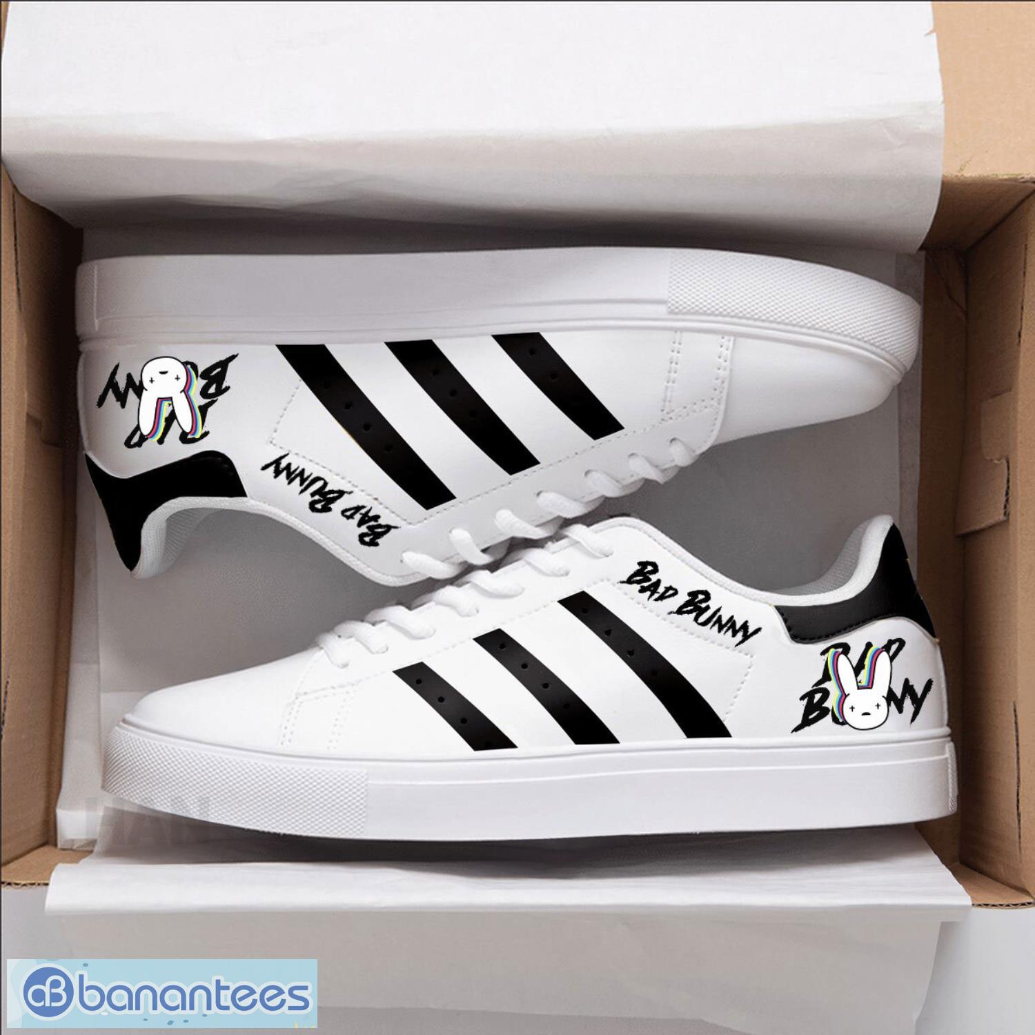 bad bunny men women low top skate shoes new gift image Bad Bunny Men Women Low Top Skate Shoes New Gift Product Photo 1