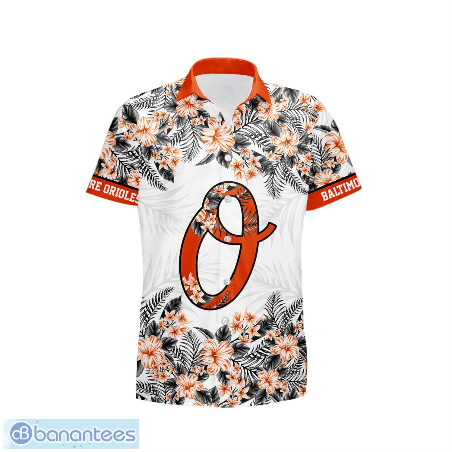 baltimore orioles hibiscus plumeria flower 3d printed hawaiian shirt 1 image Baltimore Orioles Hibiscus Plumeria Flower 3D Printed Hawaiian Shirt Product Photo 2