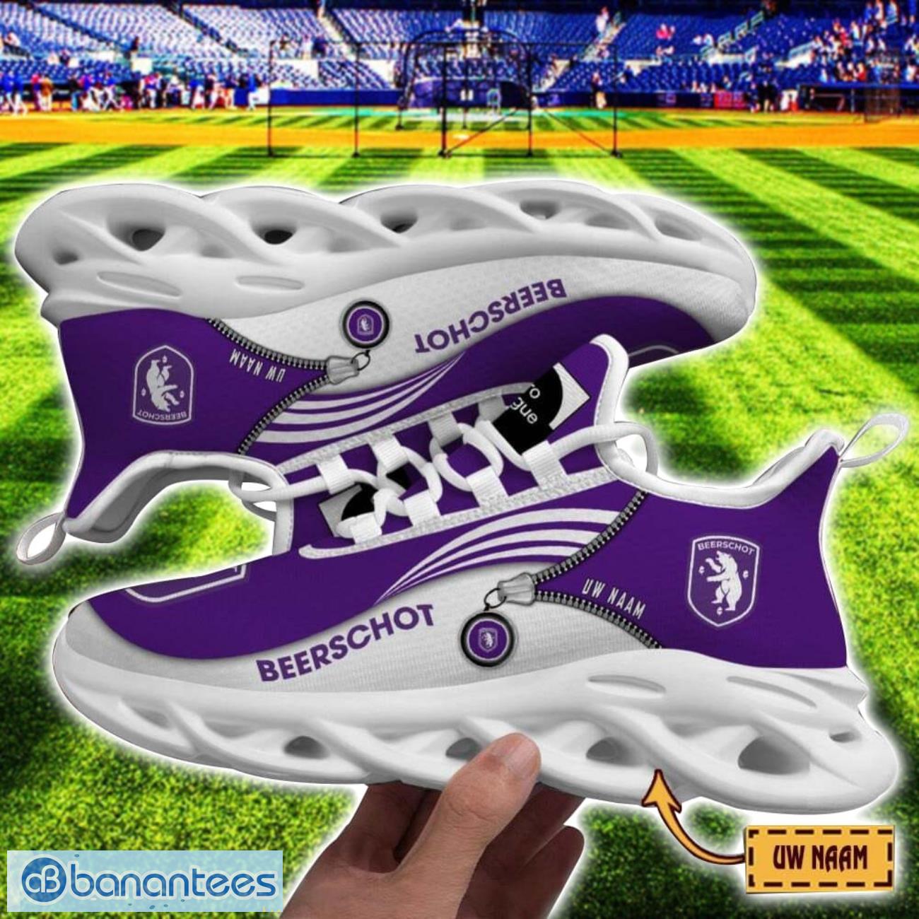 beerschot va max soul shoes personalized name sneakers for fans image Beerschot VA Max Soul Shoes Personalized Name Sneakers For Fans Product Photo 1