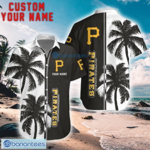 Pittsburgh Pirates Coconut Pattern Hawaiian Shirt And Shorts Personalized Name Unique Gift For Summer Product Photo 1