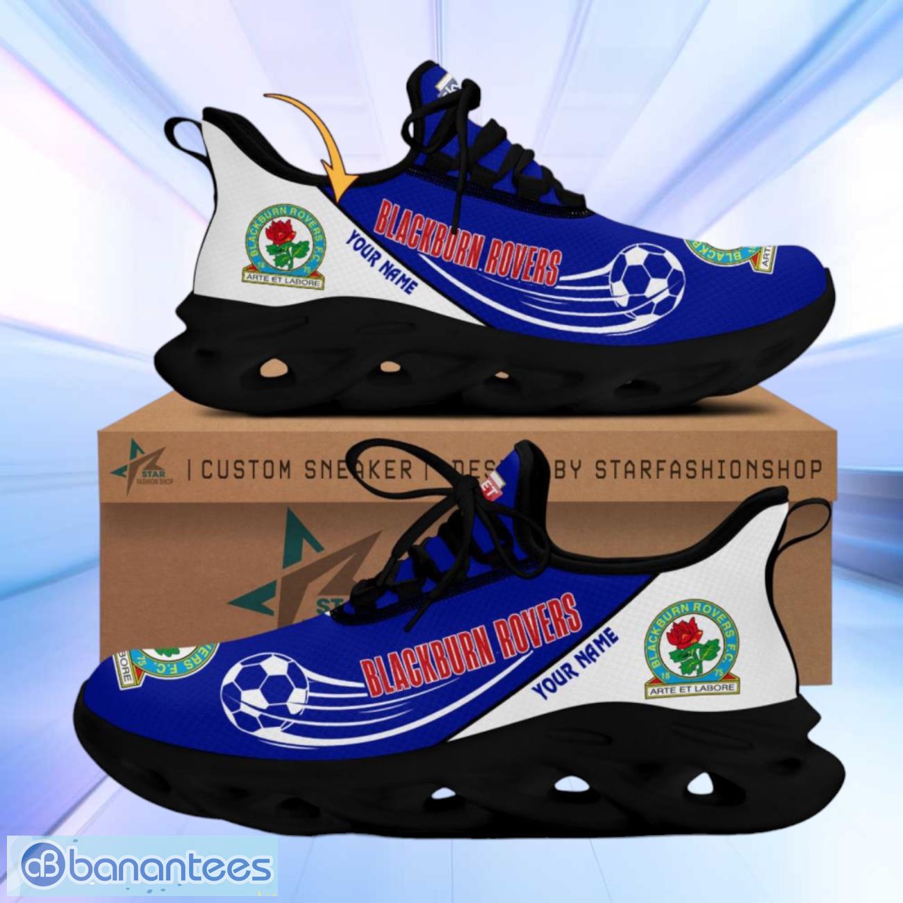 Blackburn Rovers New Design Custom Name Max Soul Shoes Blackburn Rovers New Design Custom Name Max Soul Shoes Product Photo 4