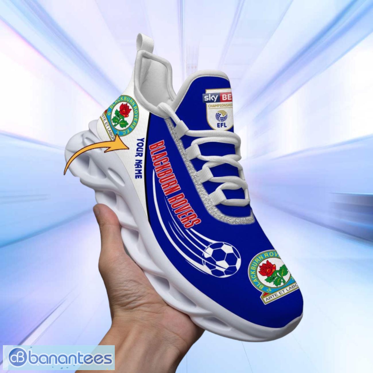blackburn rovers new design custom name max soul shoes image Blackburn Rovers New Design Custom Name Max Soul Shoes Product Photo 1