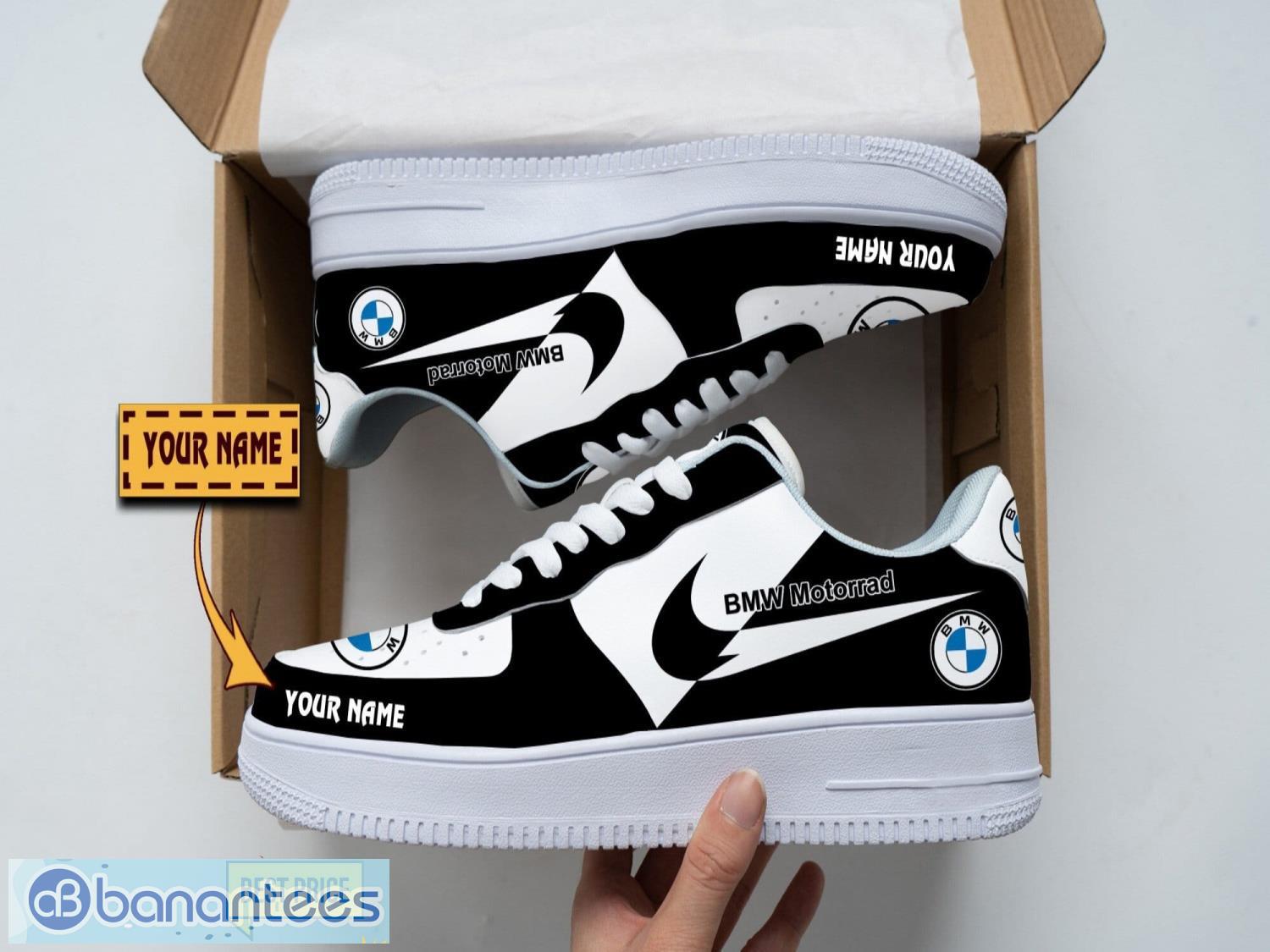 bmw motorrad air force shoes custom name gift for fans af1 sneakers image BMW Motorrad Air Force Shoes Custom Name Gift For Fans AF1 Sneakers Product Photo 1
