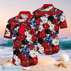 NCAA Louisville Cardinals Design Logo Gift For Fan Independence Day Hawaii Shirt Full Over Print Product Photo 1