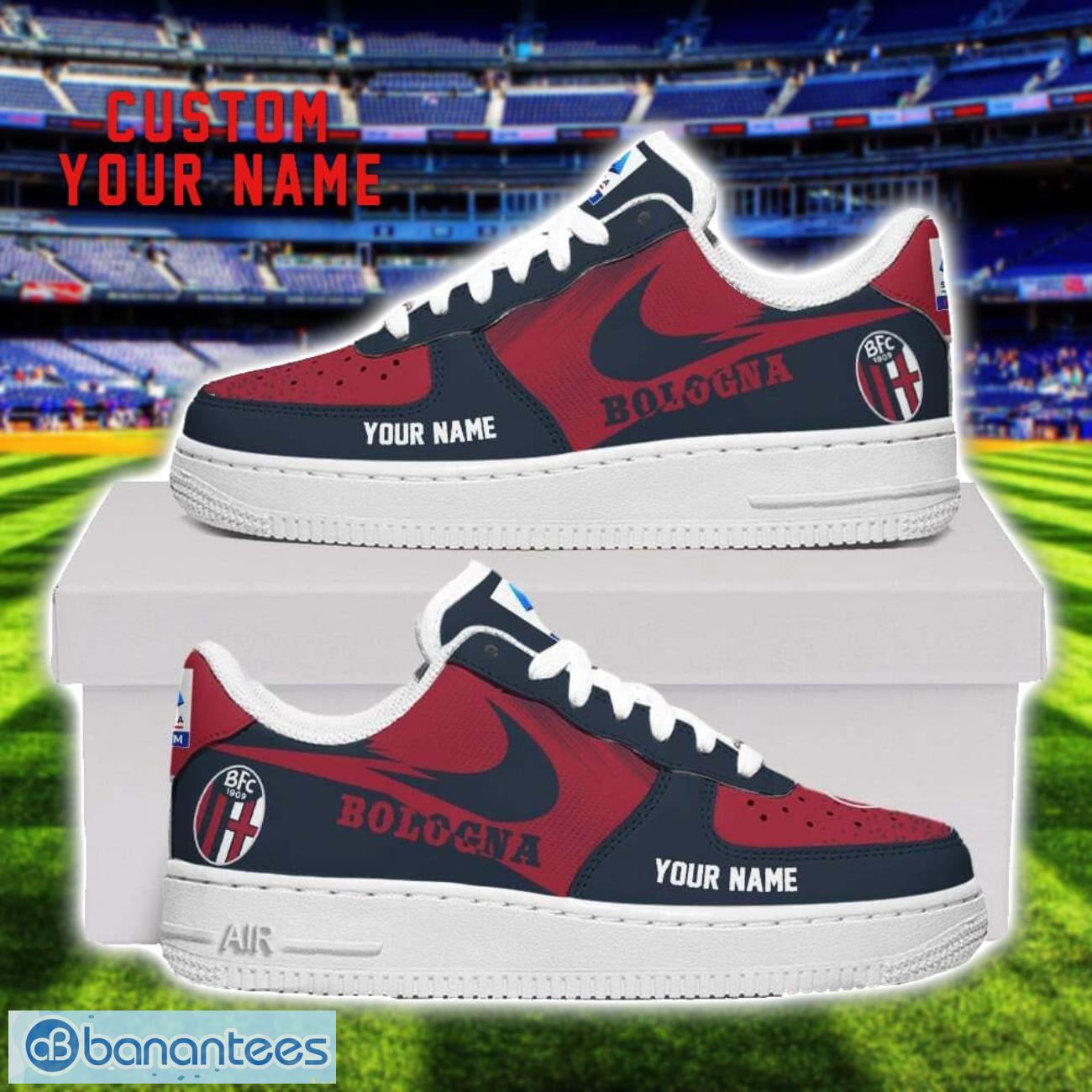 bologna custom name air force shoes sneakers for men women gift image Bologna Custom Name Air Force Shoes Sneakers For Men Women Gift Product Photo 1