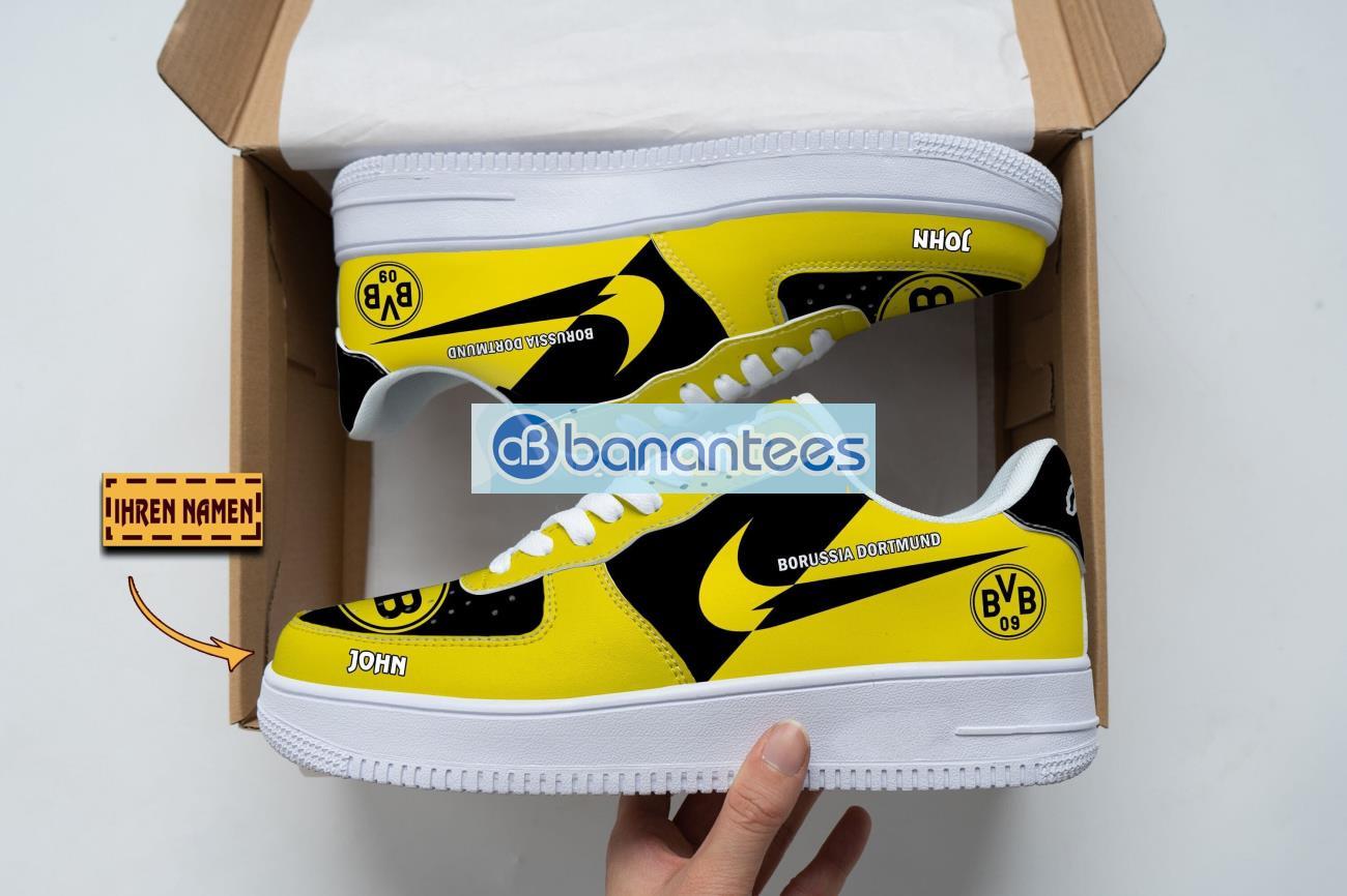 borussia dortmund ii air force shoes custom name gift for fans af1 sneakers image Borussia Dortmund II Air Force Shoes Custom Name Gift For Fans AF1 Sneakers Product Photo 1