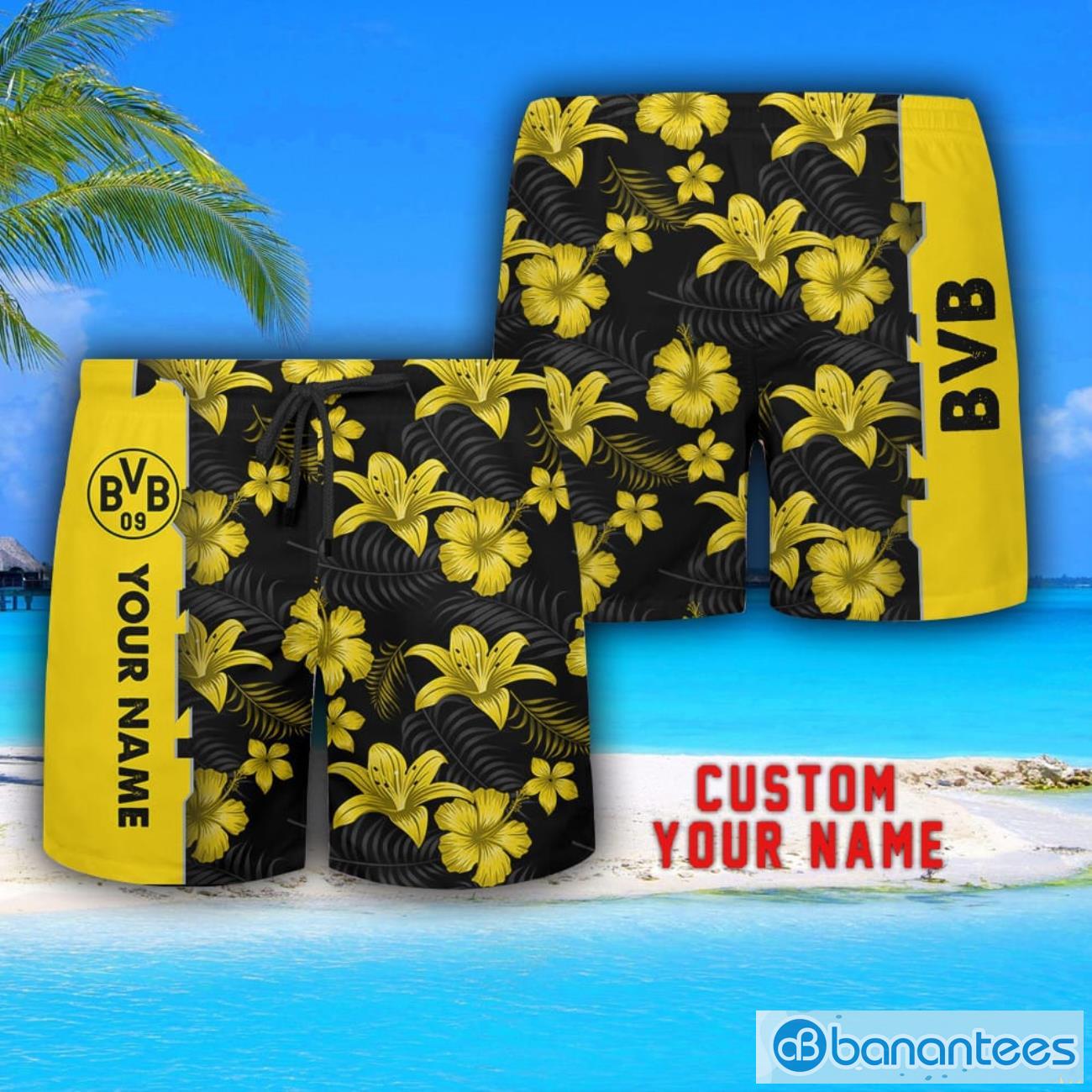borussia-dortmund-tropical-combo-hawaiian-shirt-and-shorts-personalized-name-for-fans-2.jpg Borussia Dortmund Tropical Combo Hawaiian Shirt And Shorts Personalized Name For Fans Product Photo 3