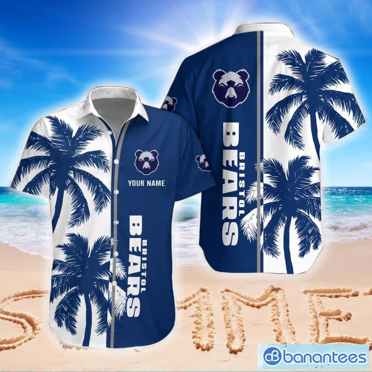 bristol bears 3d hawaiian shirt and shorts for men and women beach gift cconut pattern custom name image Bristol Bears 3D Hawaiian Shirt And Shorts For Men And Women Beach Gift Cconut Pattern Custom Name Product Photo 1