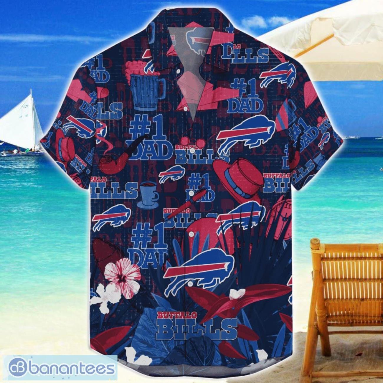 buffalo bills hawaiian shirt fathers day gift for dad grandpa nfl team image Buffalo Bills Hawaiian Shirt Father’s Day Gift For Dad Grandpa NFL Team Product Photo 1