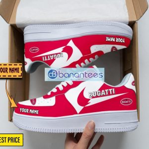 Bugati Air Force Shoes Custom Name Gift For Fans AF1 Sneakers Product Photo 1