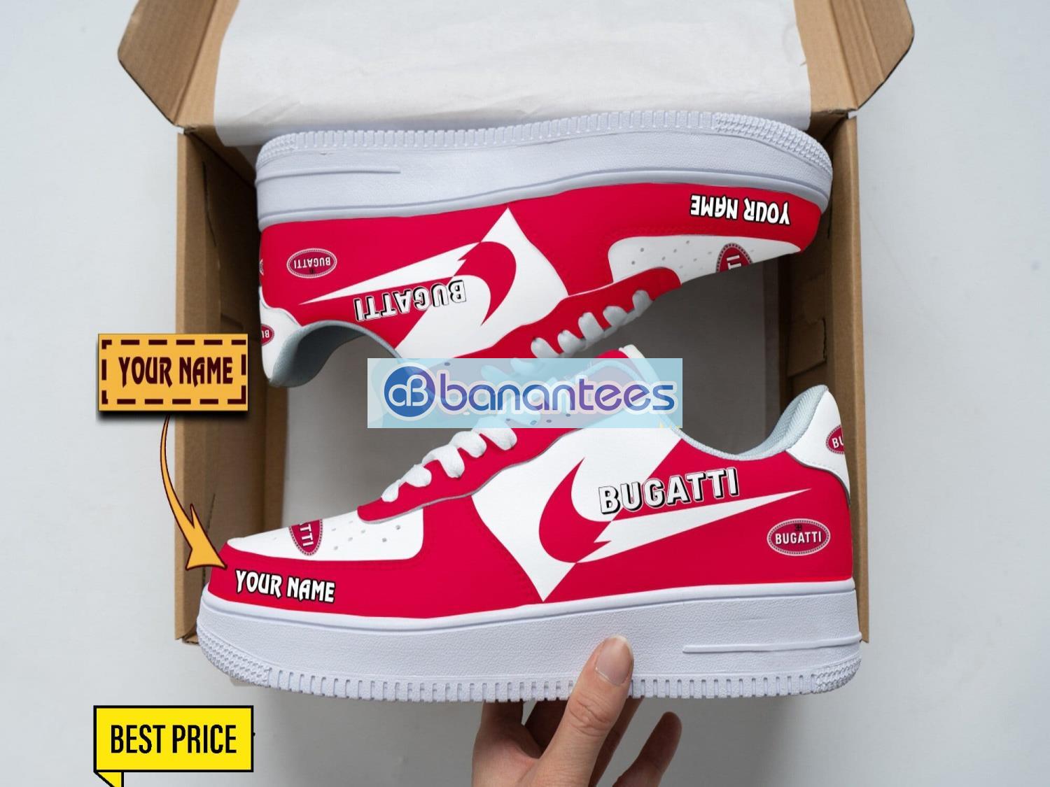 bugati air force shoes custom name gift for fans af1 sneakers image Bugati Air Force Shoes Custom Name Gift For Fans AF1 Sneakers Product Photo 1