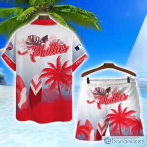 Philadelphia Phillies MLB Summer Tropical Coconut Hawaiian Shirt And Shorts beach Lover Gift Product Photo 2