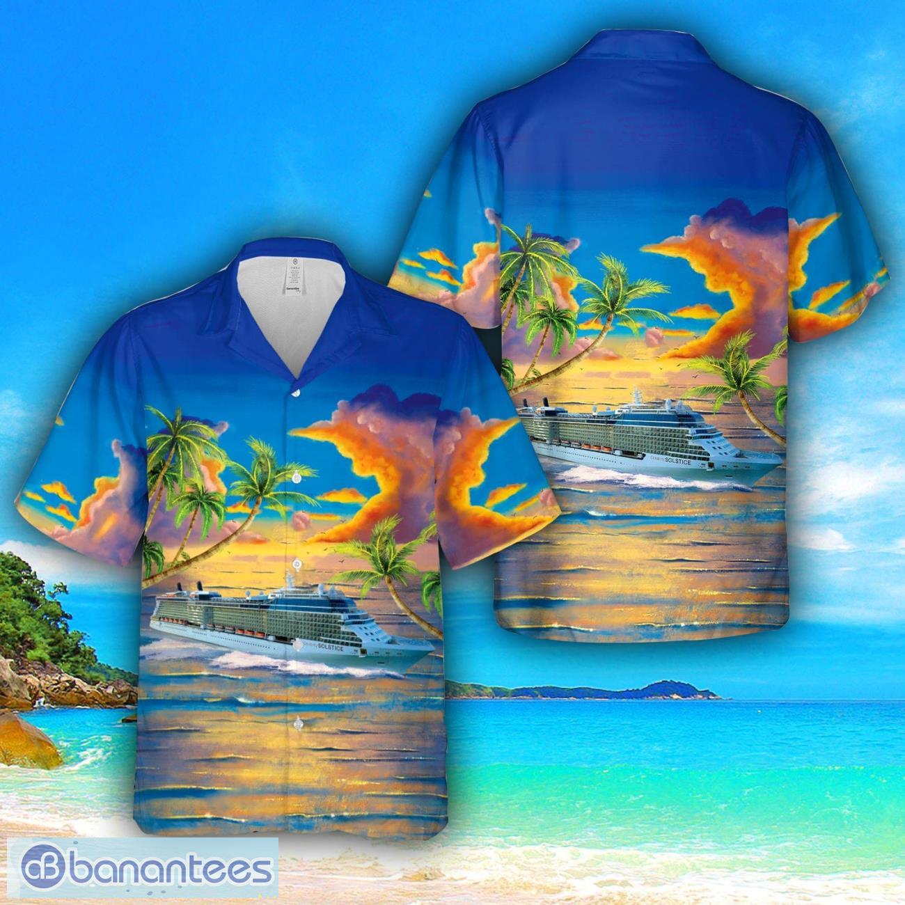 celebrity cruises celebrity solstice hawaiian shirt image Celebrity Cruises Celebrity Solstice Hawaiian Shirt Product Photo 1