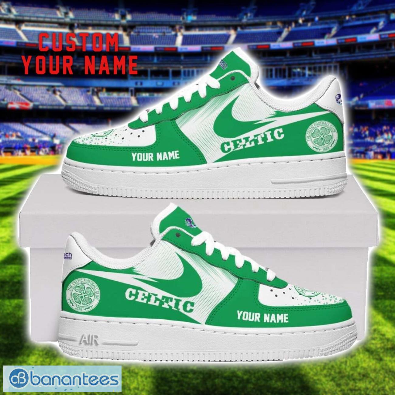 celtic fc air force shoes sneakers for men women gift custom name image Celtic FC Air Force Shoes Sneakers For Men Women Gift Custom Name Product Photo 1