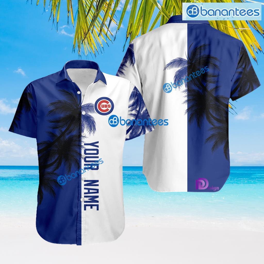 Chicago Cubs MLB Baseball Team Pattern Coconuts Tree Tropical Hawaiian Shirt Hot Gift For Fans Product Photo 1
