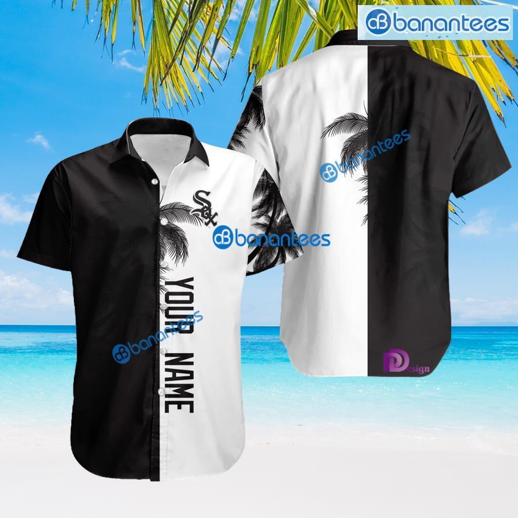 Chicago White Sox MLB Baseball Team Pattern Coconuts Tree Tropical Hawaiian Shirt Hot Gift For Fans Product Photo 1