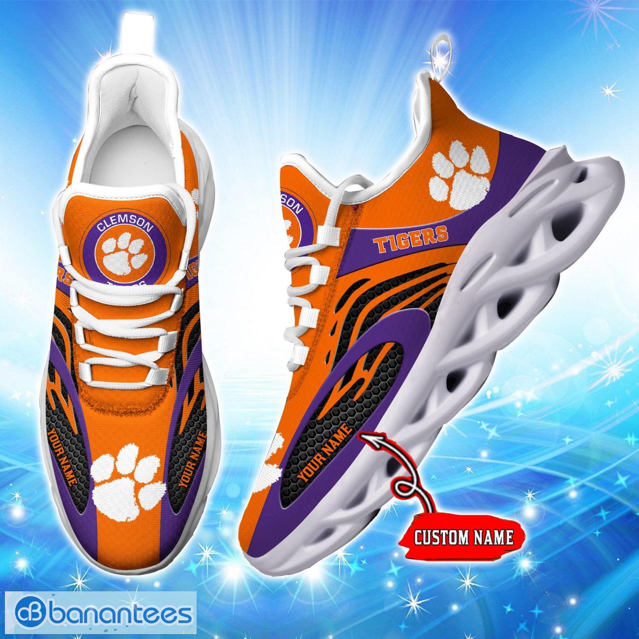 clemson tigers max soul shoes trending design for men women running sneakers gift 2 image Clemson Tigers Max Soul Shoes Trending Design For Men Women Running Sneakers Gift Product Photo 3