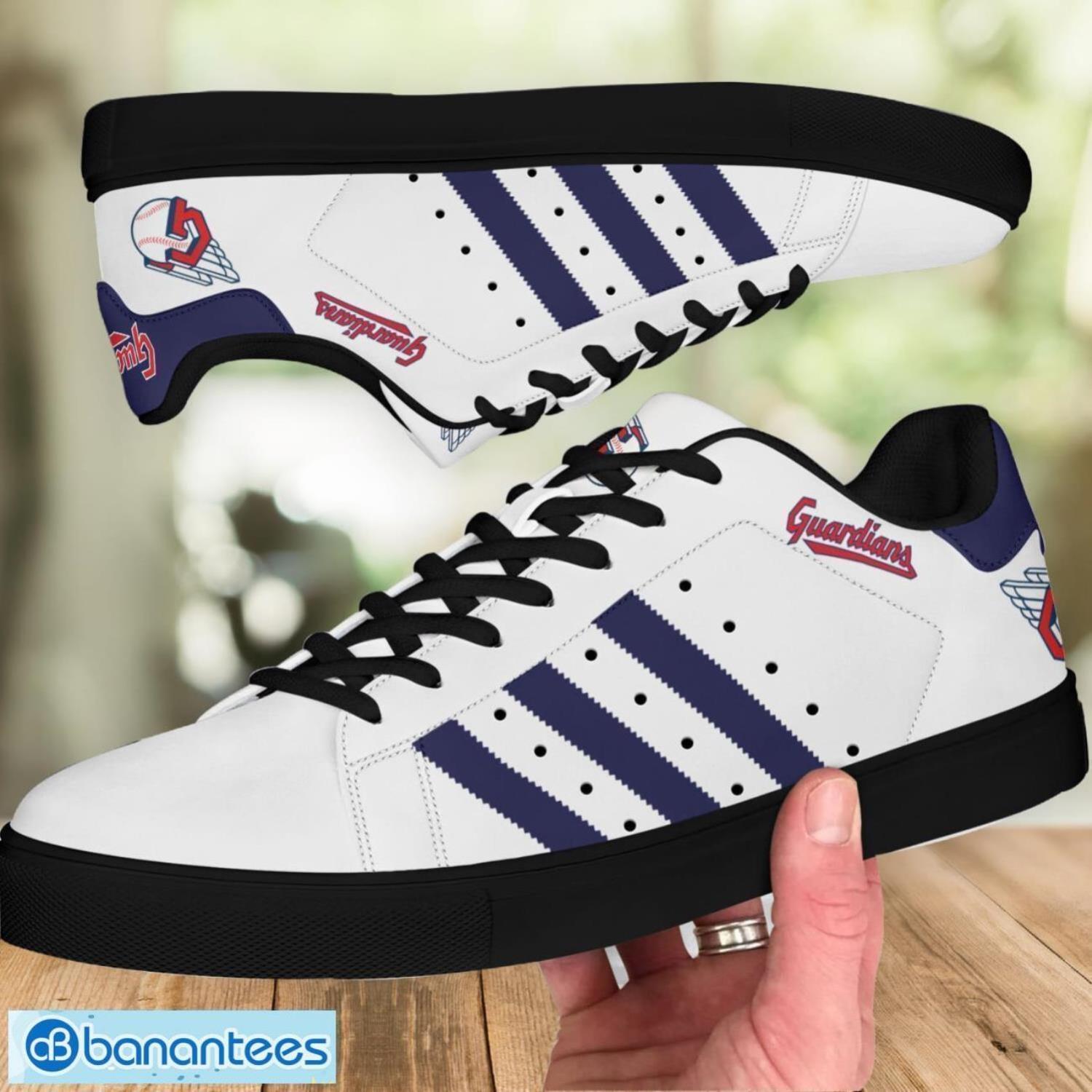 cleveland guardians low top skate shoes stan smith for men and women 1 image Cleveland Guardians Low Top Skate Shoes Stan Smith For Men And Women Product Photo 2