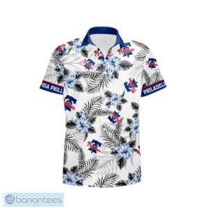 Philadelphia Phillies Tropical Floral Logo Hawaiian Shirt Product Photo 2