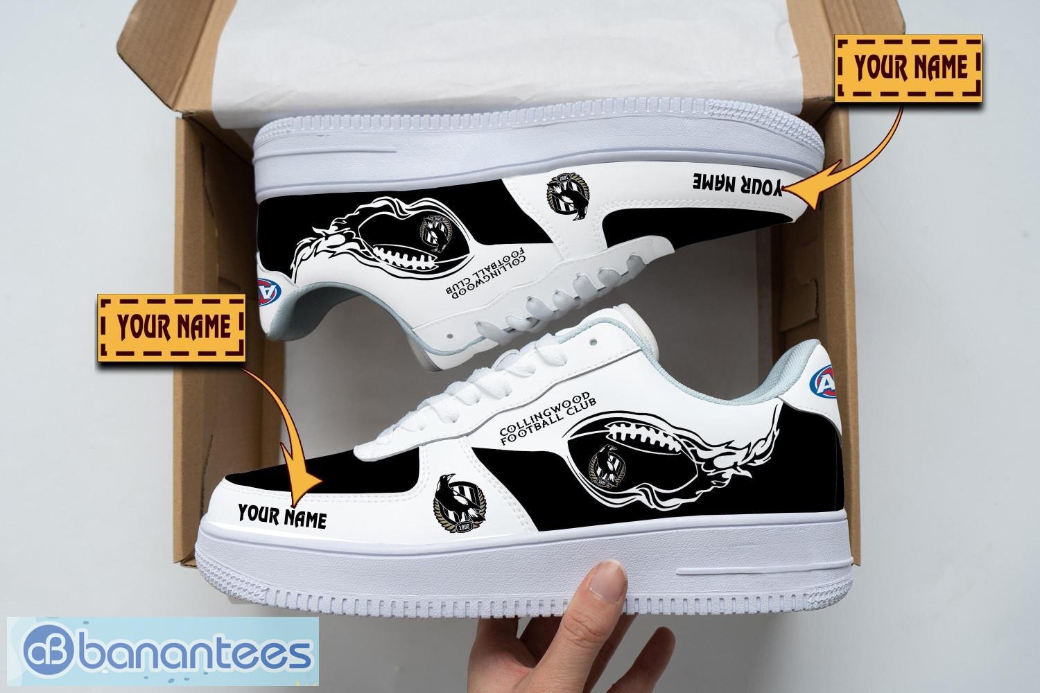 collingwood football club air force shoes custom name men women gift af1 shoes image Collingwood Football Club Air Force Shoes Custom Name Men Women Gift AF1 Shoes Product Photo 1