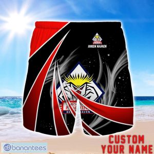 Fischtown Pinguins Personalized Name 3D Beach Short Summer Gift Ideas Product Photo 1