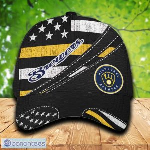 Milwaukee Brewers 3D Hat And Cap All Over Print Pattern Flag For Men Women Fans - Milwaukee Brewers 3D Hat Cap Flag Print For Fans_1
