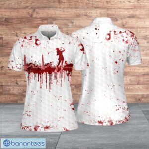 Golf Heart Beat Halloween Light Style For Women Polo Shirt Product Photo 1