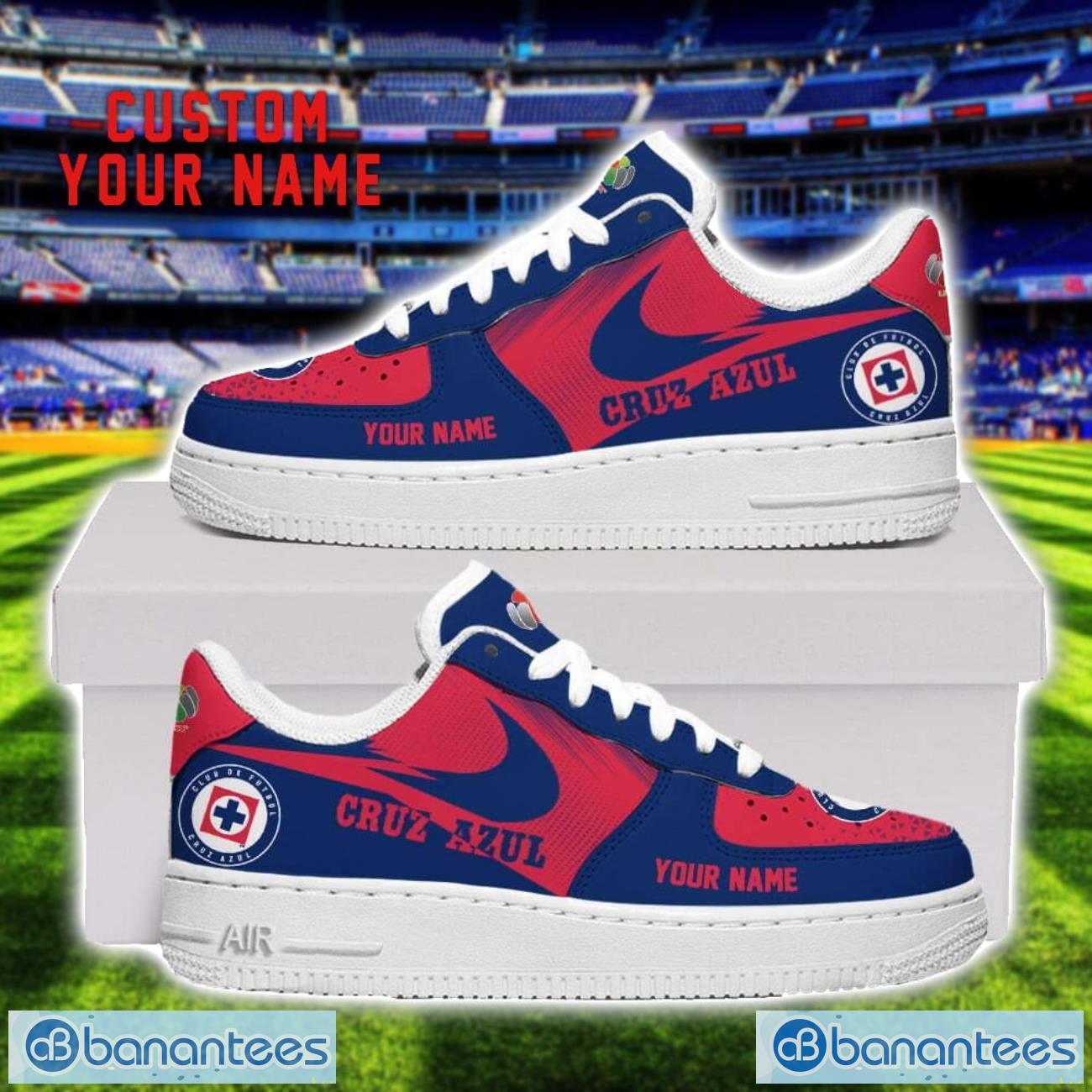 cruz azul air force shoes sneakers for men women gift custom name image Cruz Azul Air Force Shoes Sneakers For Men Women Gift Custom Name Product Photo 1