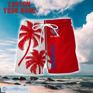 HC Motor Ceské Budejovice Coconut Pattern Hawaiian Shirt And Shorts Personalized Name Unique Gift For Summer Product Photo 2