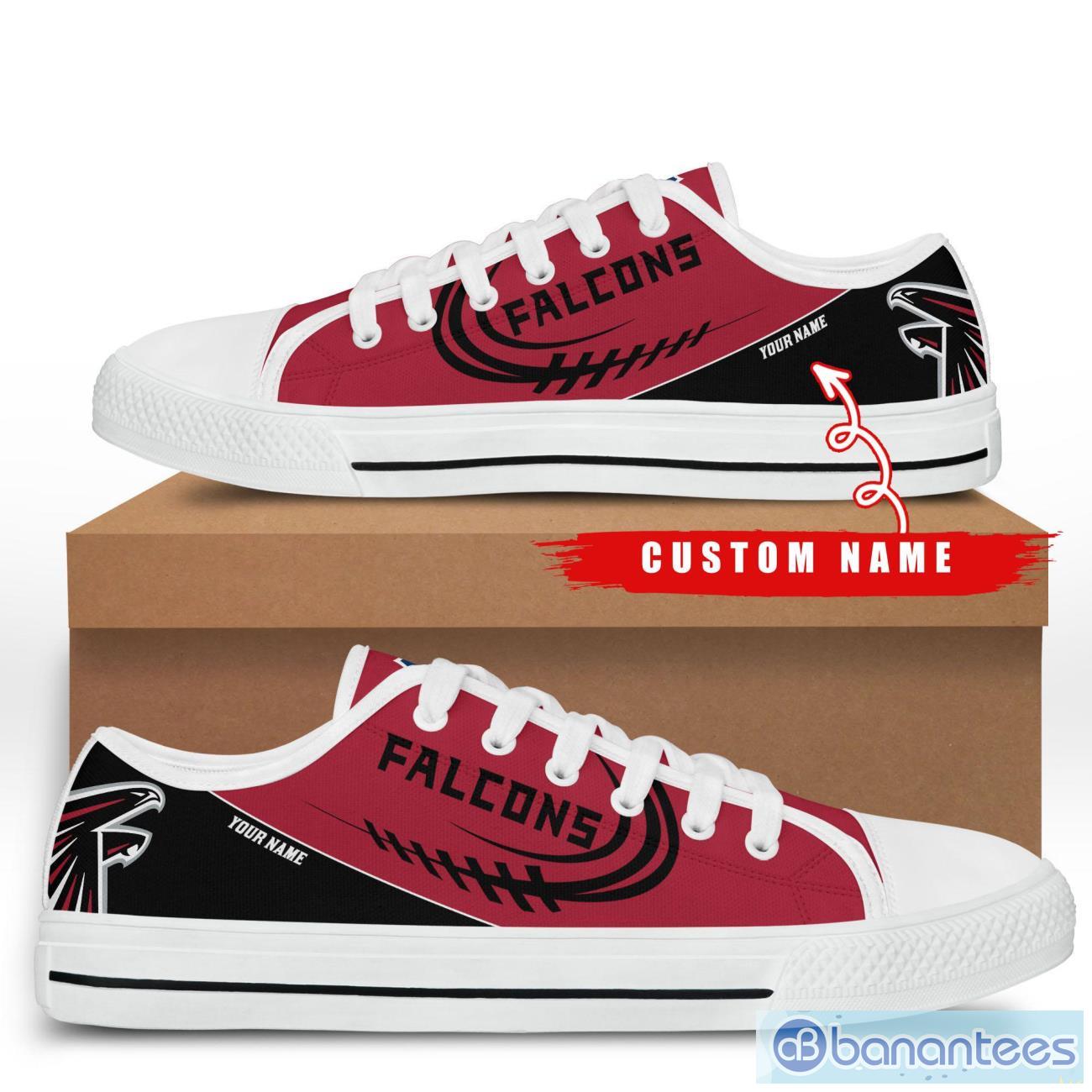 custom name atlanta falcons low top shoes for fans sport 2 image Custom Name Atlanta Falcons Low Top Shoes For Fans Sport Product Photo 3