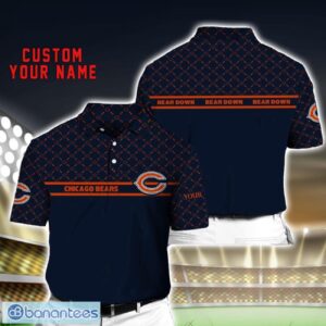 NFL Chicago Bears Polo Shirt Custom Name Football Fans Gift Product Photo 1