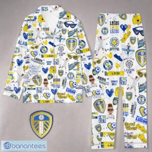 Leeds United Set Pijamas For Men Women Speacial Gift For Fans Product Photo 1