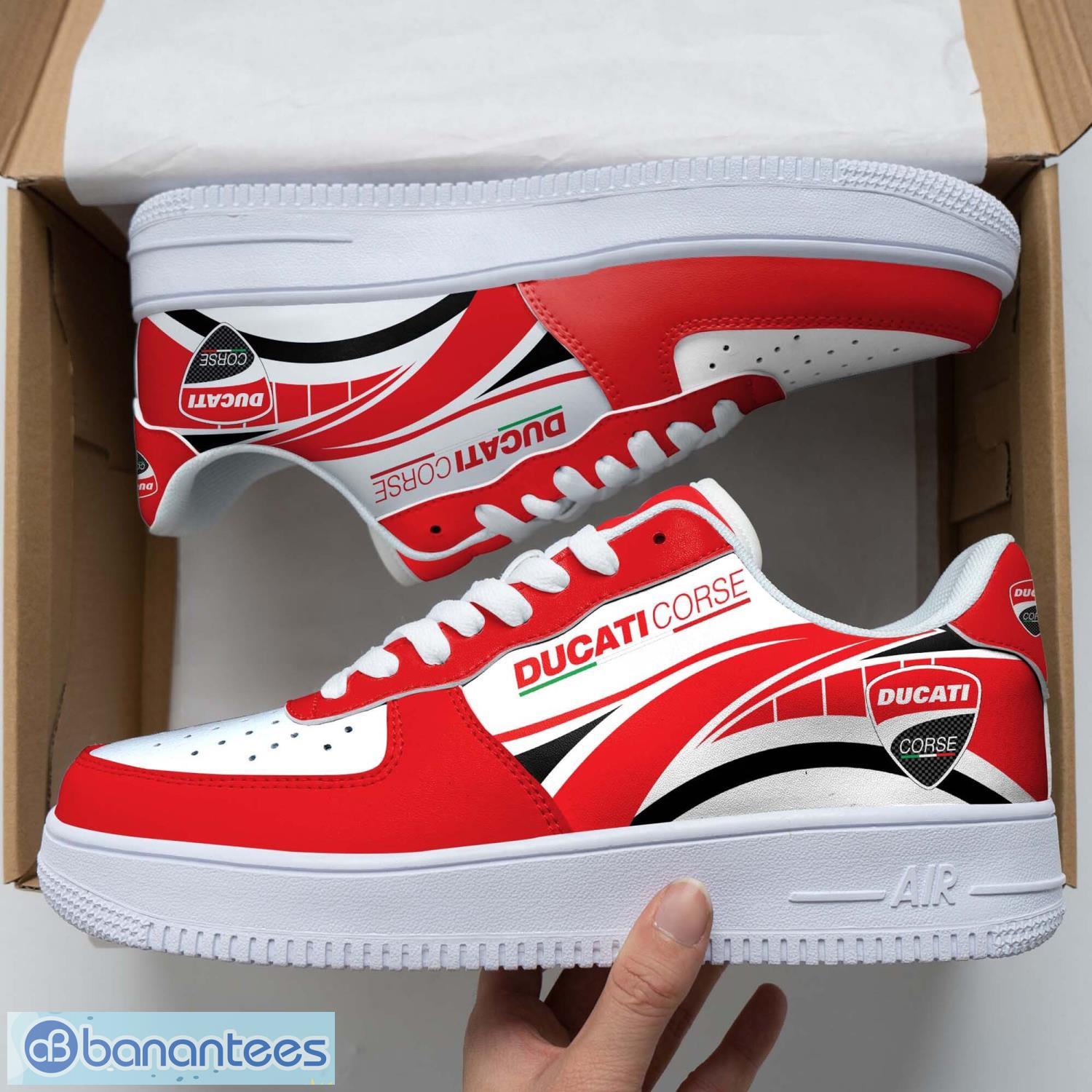 ducati corse air force shoes sneakers for men and women af1 shoes image Ducati Corse Air Force Shoes Sneakers For Men And Women AF1 Shoes Product Photo 1