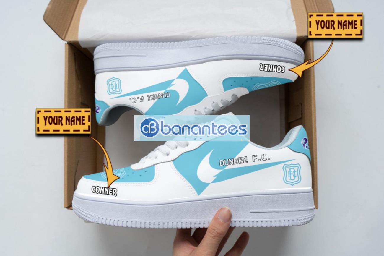 dundee fc air force shoes custom name gift for fans af1 sneakers image Dundee F.C. Air Force Shoes Custom Name Gift For Fans AF1 Sneakers Product Photo 1