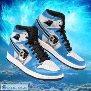 NFL Carolina Panthers Custom Jack Skellington Printing Air Jordan Hightop Shoes Product Photo 1