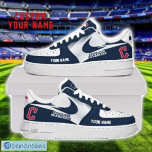 Cleveland Guardians Air Force Shoes Sneakers For Men Women Gift Custom Name Product Photo 1
